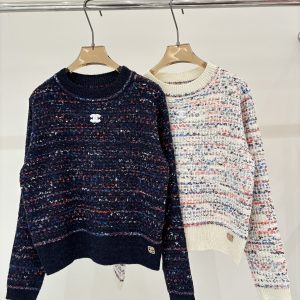 Chanel 2025FW Embroidered Knit Sweater