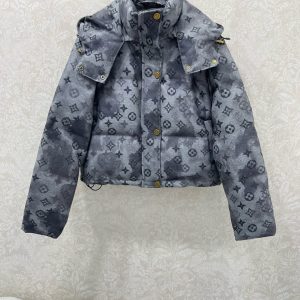 Louis Vuitton 2025FW Grey Ombre Down Coat