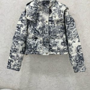 Dior 2025FW Animal Print Down Coat