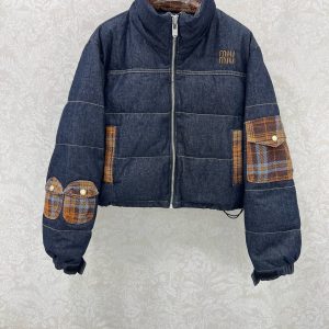 Miu Miu 2025FW Denim Down Coat