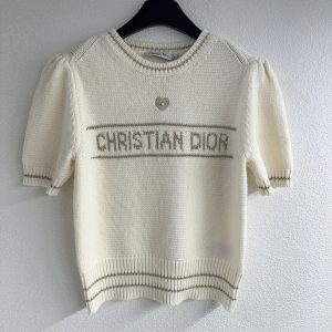 Dior 2025FW Gold Thread Sweater