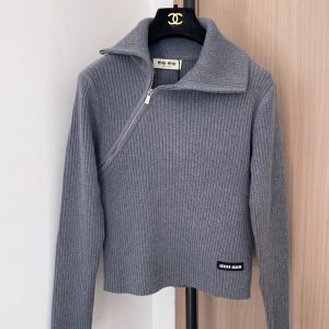 Miu Miu 2025FW Embroidered Sweater