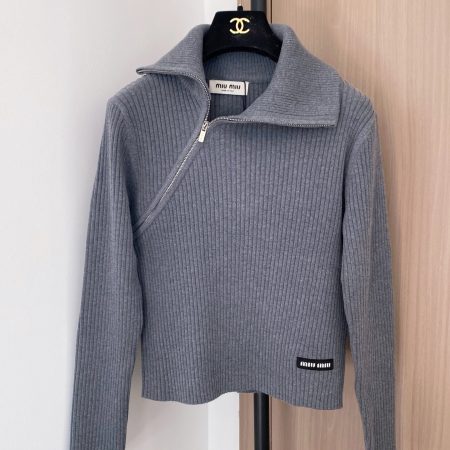 Miu Miu 2025FW Embroidered Sweater