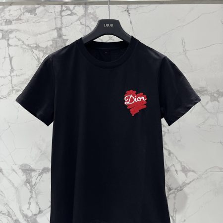 Dior 2026SS Embroidered Heart Tee