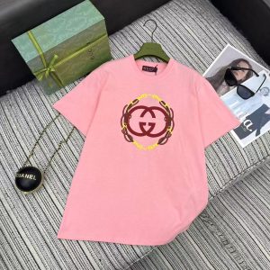 Gucci 26 New Year Series Interlocking Print Round Neck Tee