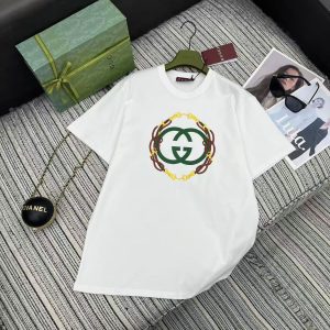 Gucci 26 New Year Series Interlocking Print Round Neck Tee