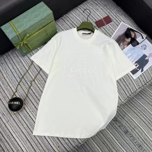 Gucci 26 Early Spring Series Letter Print Round Neck Tee