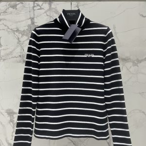 Prada 26 Early Spring New Letter Embroidery Base Layer