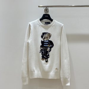 Polo Ralph Lauren 26 Early Spring New Bear Embroidery Knit Sweater