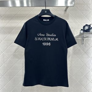 Alexander McQueen 26 Early Spring New Beaded Script Logo Tee