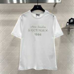Alexander McQueen 26 Early Spring New Beaded Script Logo Tee