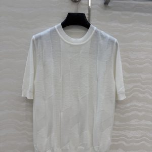 Hermes 26 Early Spring New 16-gauge Wool Knit Top