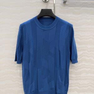 Hermes 26 Early Spring New 16-gauge Wool Knit Top