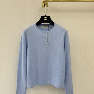 Miu Miu 26 Early Spring New Half Button Cardigan