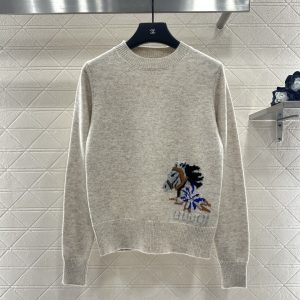 Gucci 26 Early Spring New Year Horse Knit Sweater