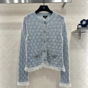 Chanel 26 Early Spring New Fringe Knit Cardigan