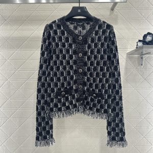 Chanel 26 Early Spring New Fringe Knit Cardigan