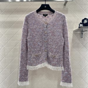 Chanel 26 Early Spring New Fringe Knit Cardigan
