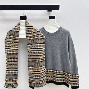 Loro Piana 26SS Early Spring New Scarf Sweater Set