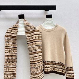 Loro Piana 26SS Early Spring New Scarf Sweater Set