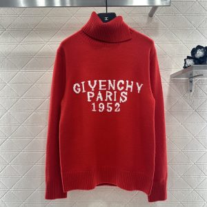 Givenchy 26 Early Spring New Knit Pullover High Neck