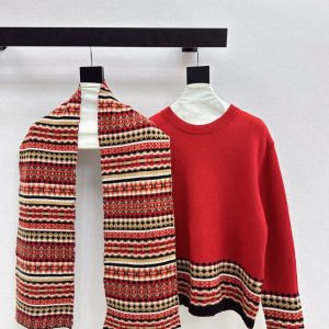 Loro Piana 26SS Early Spring New Scarf Sweater Set