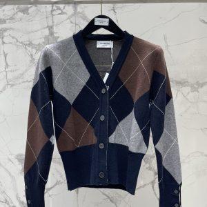 Thom Browne 26 Early Spring New British Check Cardigan