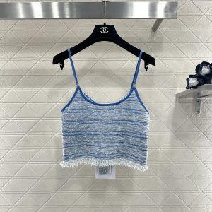 Chanel 26 Early Spring New Fringe Knit Camisole