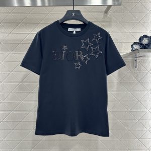 Dior 26 Early Spring New Beaded Star Logo Tee