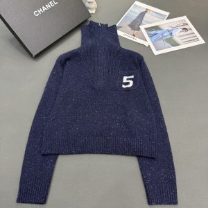 Chanel 26 Early Spring New Color Dot Wool Cardigan