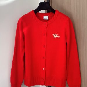 Burberry 26 Early Spring New Horse Logo Jacquard Cardigan