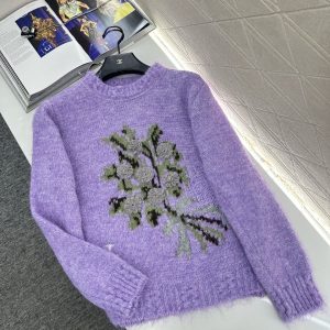 Dior 26 Early Spring New Floral Knit Sweater