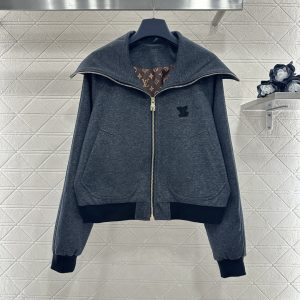 Louis Vuitton 26 Early Spring New Zip Jacket Pants Set