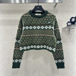 Miu Miu 26 Early Spring New Fair Isle Sweater