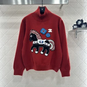 Chanel 26 Early Spring New Year Pony Sweater