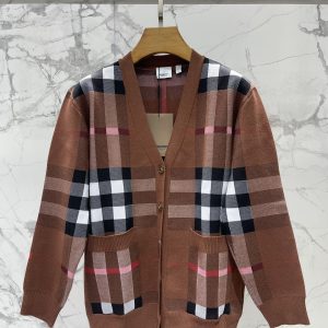 Burberry 26 Early Spring New Check Cardigan