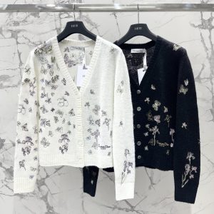 Dior 26 Early Spring New 3D Butterfly Cardigan