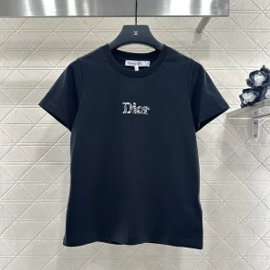 Dior 26 Early Spring New Beaded Logo Tee