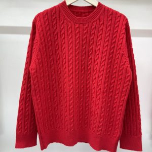 Miu Miu 26 Early Spring New Twist Cable Knit Long Sleeve