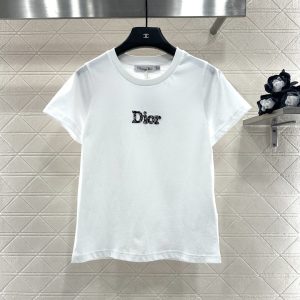 Dior 26 Early Spring New Beaded Logo Tee