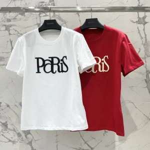 BanliCat 26 Early Spring New Retro Embroidery Tee