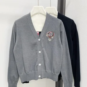 Gucci 2026SS Knit Long Sleeve??Logo Detail??