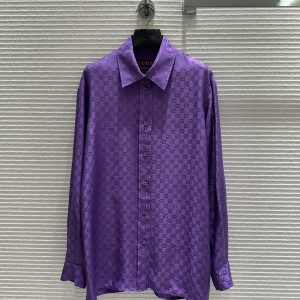 Gucci 2026SS Color Block Cat Knit Long Sleeve