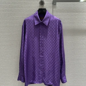 Gucci 2026SS Color Block Cat Knit Long Sleeve