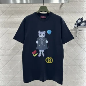 Gucci 2026SS Color Block Logo T-Shirt
