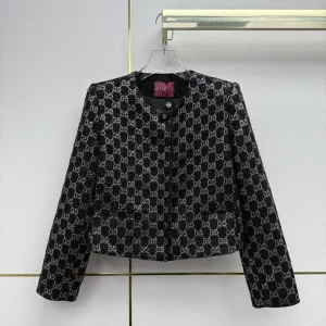 Gucci 2026SS Lace-Up Collar Short Sleeve