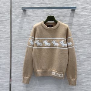 Gucci 2026SS Striped Collar Long Sleeve