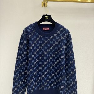 Gucci 2026SS Horse & Letter Jacquard Long Sleeve